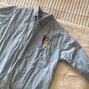 Vintage Florida State Denim Button Down Mens